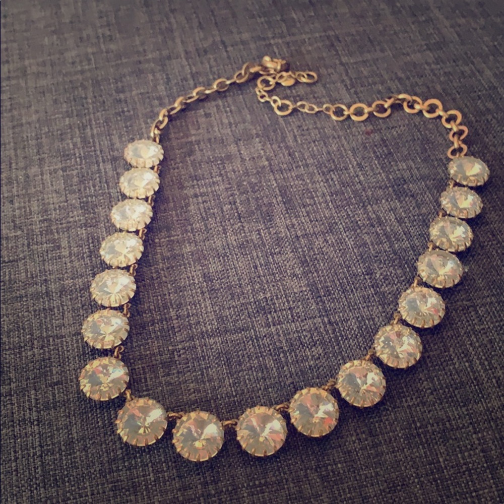 JCrew rhinestone short necklace